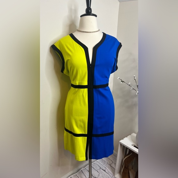 Ashley Stewart Color-block Dress Size 20 - Picture 2 of 6